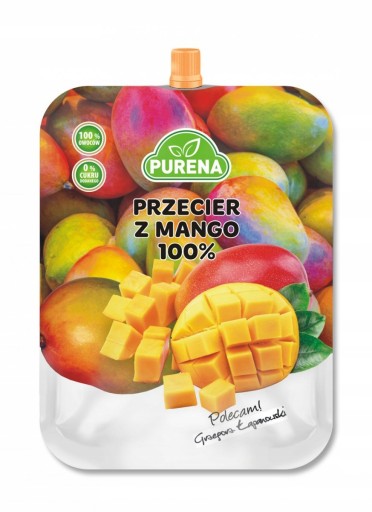 PURENA Mangové pyré 100% 350g