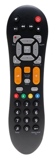 DIAĽKOVÉ OVLÁDANIE PRE POLSAT HD7000 HD6000 Cyfrowy dekodér