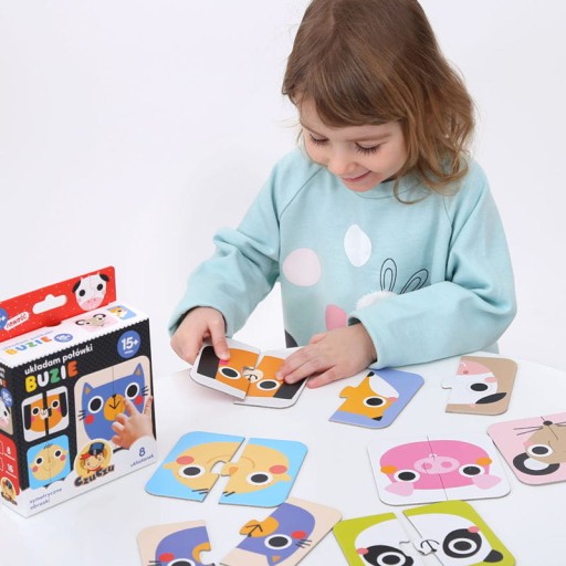 CZUCZU párové puzzle, aranžujem polovice BUZIE 15m+