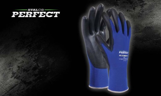 OCHRANNÉ RUKAVICE STALCO NYLON S-POLY H VEĽ. 9