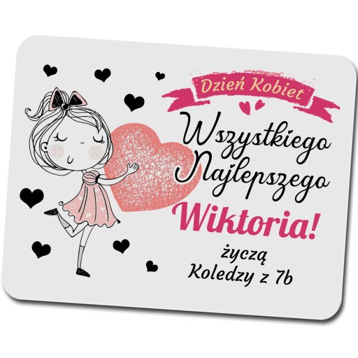DARČEK KU DŇU ŽIEN PODLOŽKA POD MYŠ + DIEVČATSKÉ MENO