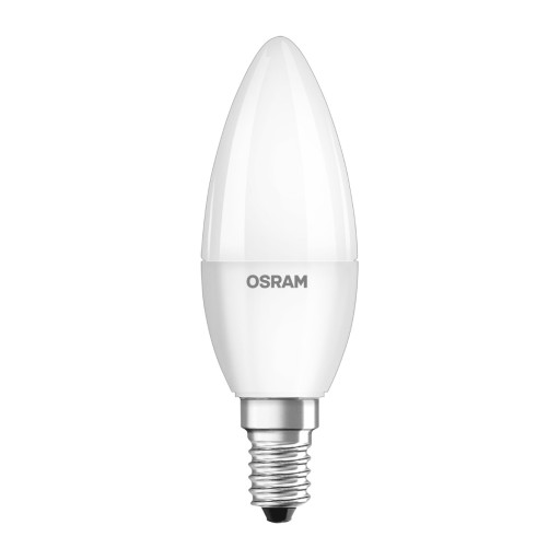 LED SVIEČKOVÁ žiarovka E14 B35 4,9W 40W 2700K OSRAM