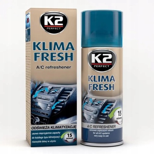 KLIMA FRESH Osviežovač klimatizácie, Citrón, 150 ml