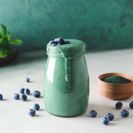 Chlorella prášok, prírodné morské riasy, 100g