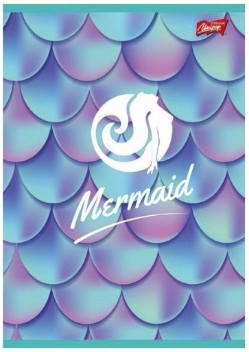 Školský zošit A5 16k kockovaný Ocean SEA Mermaid Delphins Laminovaný Unipap