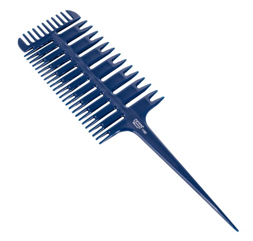 Hrebeň na nanášanie melírov a balayage, kadernícke poníky