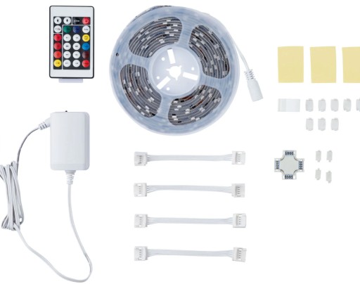 RGB LED PÁS LIVARNO DOMÁCE OSVETLENIE 5M + DIAĽKOVÉ OVLÁDANIE