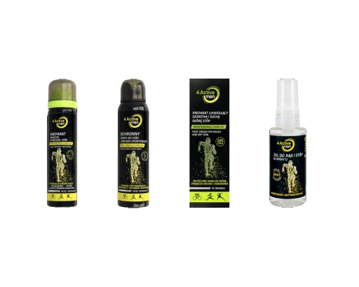 4 AKTÍVNI MUŽI - OLEJOVÝ KRÉM NA HOLENIE NA TELO 3V1 200ml