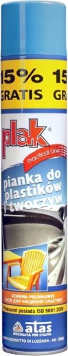 PLAK PRAKTICKÁ LINE PENA NA ČISTENIE PLASTOV A PLASTOV 500ML.
