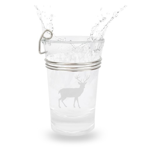 SKLO S PRÍVESKOM 40ml GRAVÍROVANÝ VZOR JELEŇA