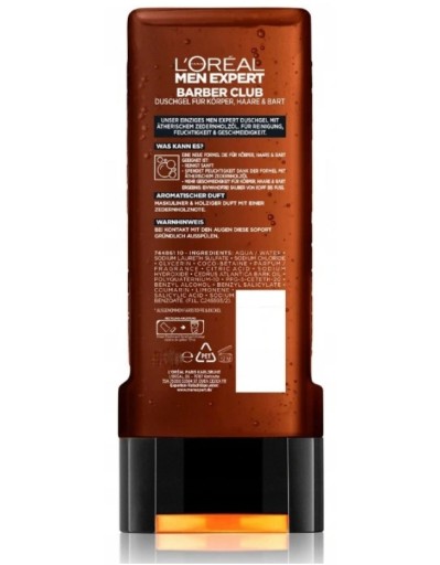 L'Oréal Men Expert Barber Club sprchový gél 300 ml