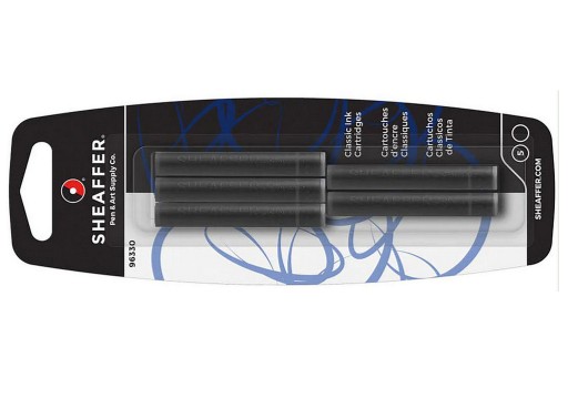 Atramentové perá Sheaffer - čierne 5 ks.