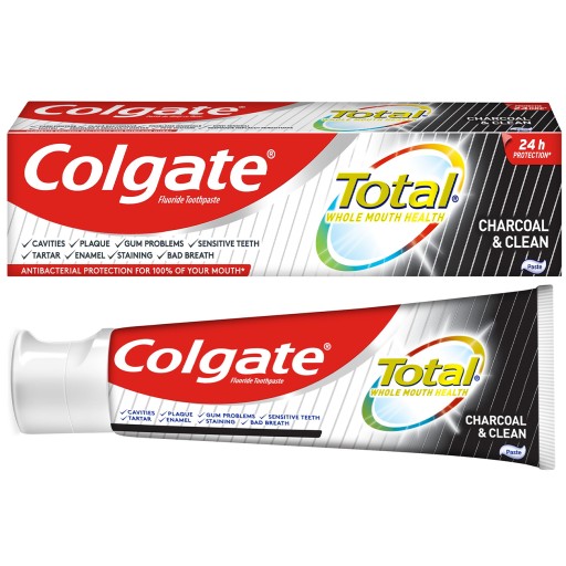 COLGATE ZUBNÁ PASTA S AKTÍVNYM UHLÍM TOTAL 75 ML