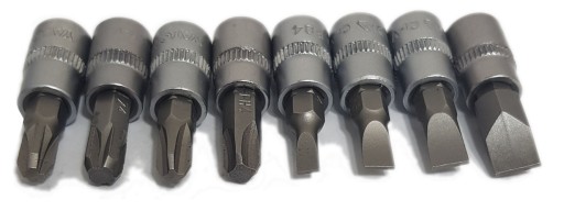 YATO - L-KEYS KEYS 1/4'' SADA ZÁSUVEK - PH PZ PLOCHÉ 8 KS