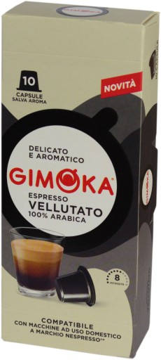 Kávové kapsule pre NESPRESSO Gimoka Vellutato x10