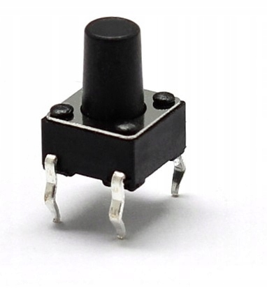 TLAČIDLO MIKROPÍNAČ 6x6x13mm 10ks.