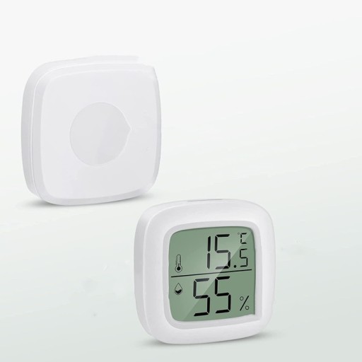 Presný TEPLOMER HYGROMETER Elektronická IZBA + KOMPAKTNÁ BATÉRIA