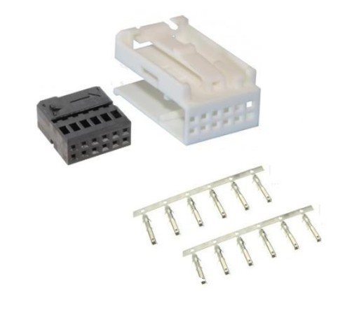SÚPRAVA RÁDIA FAKRA Quadlock 12-PIN Biela