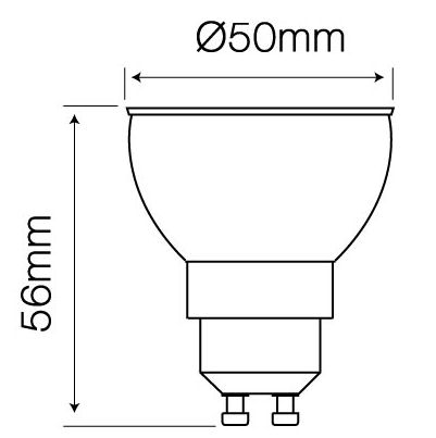 GU10 LED žiarovka 10W CERAMIC Neutral Daylight 4000K 1400lm