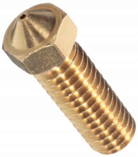 V6 VOLCANO NOZZLE MOSADZ 0,8 mm 1,75 mm M6 3D TLAČ