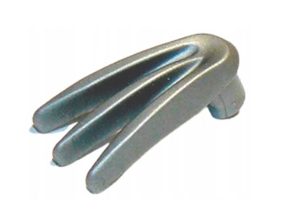 LEGO Weapon Claws Pazúry Pearl Silver Flat Silver 2 kusy 6004345 10187