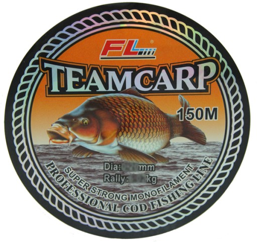 univerzálny vlasec FL TEAM CARP 150m 0,22mm 7,4kg