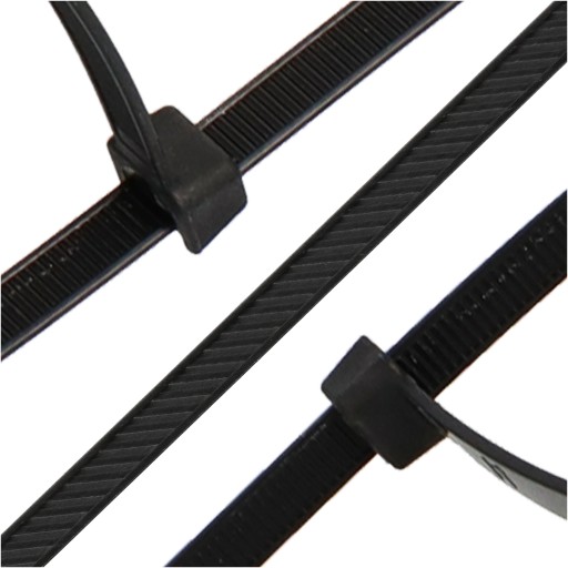 10x sťahovacie pásky Káblové pásky Zipsy 7,6 x 300 mm Silné UV sťahovacie pásky