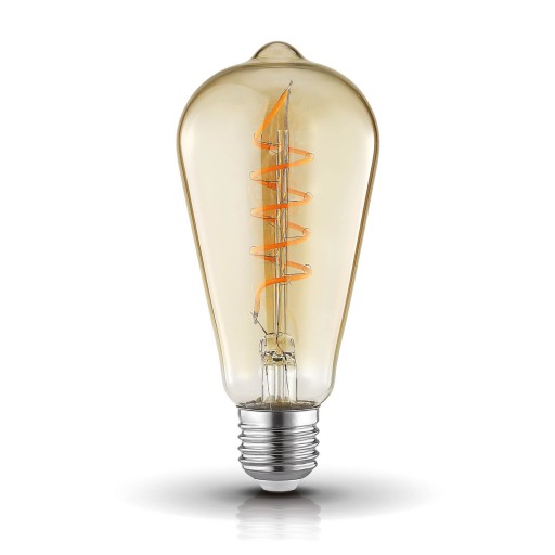 FLEX ST64 teplá biela E27 4W LED dekoratívna žiarovka