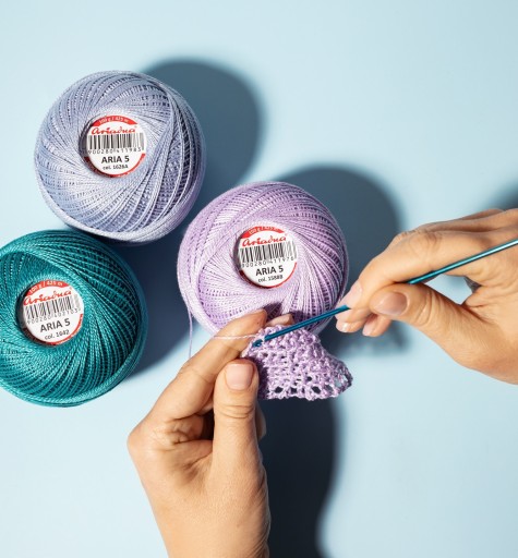 Aria 5 nití 100 g Ariadna 0000 NATURAL - NAJVÄČŠÍ VÝBER FARIEB!