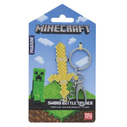 Kľúčenka Minecraft otvárač mečov Paladone