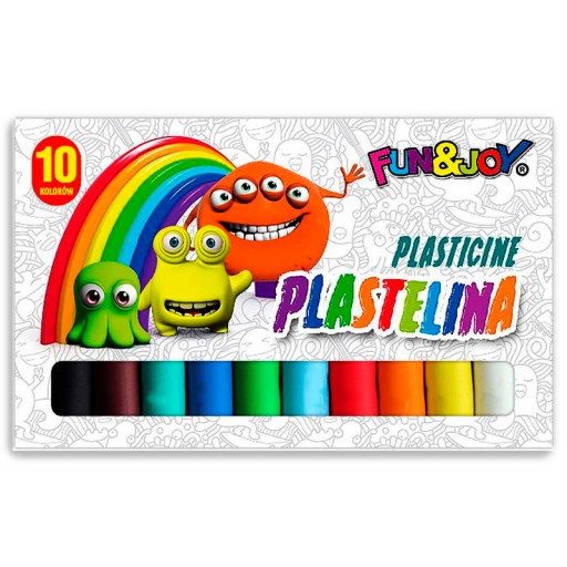 Modelovacia hmota Fun&Joy, 10 farieb