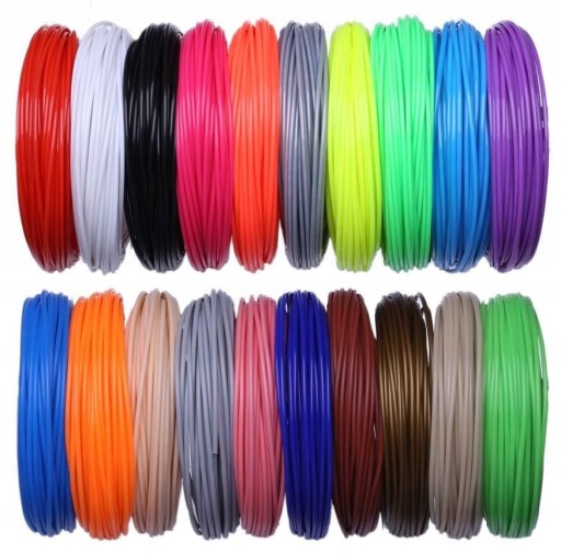 NÁPLNE 3D PERÁ PRE DETI PLA FILAMENT 3D PERÁ 60 M ŠTARTOVACÍ SADA