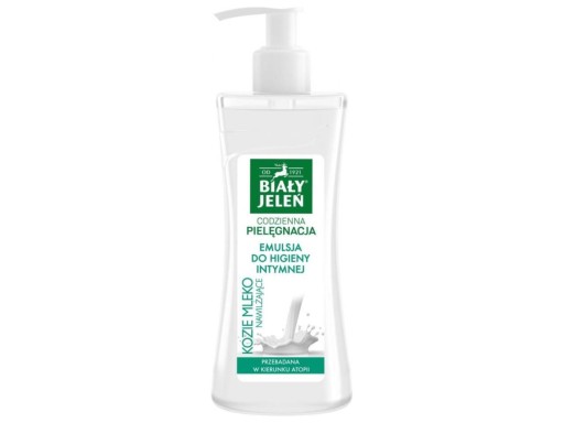 Biały Jeleń Hypoalergénna emulzia intímnej hygieny Kozie mlieko 265ml