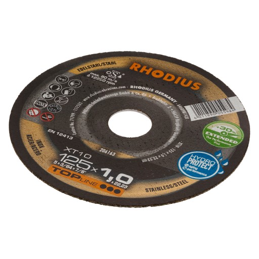 Nerezový kotúč INOX 125x1,0 RHODIUS T