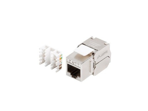 LANBERG keystone beznástrojový modul RJ45 180 st. FTP kat.7