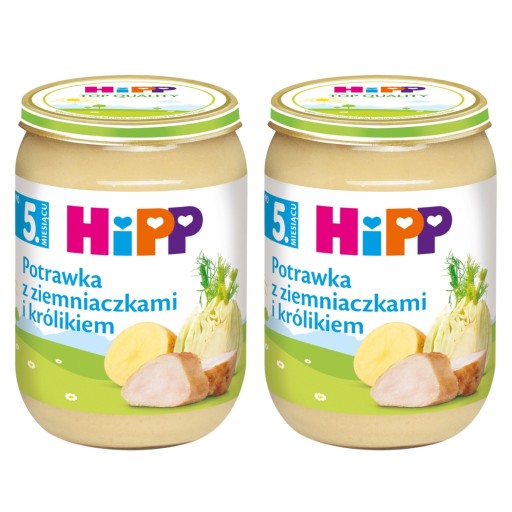HiPP Guláš so zemiakmi a králikom po 5 mesiacoch 190 g