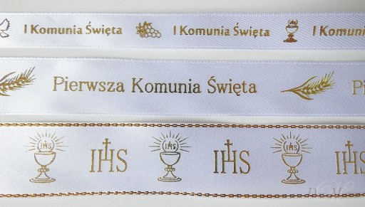 IHS 1. prijímanie ozdobná stuha 6mm 22m