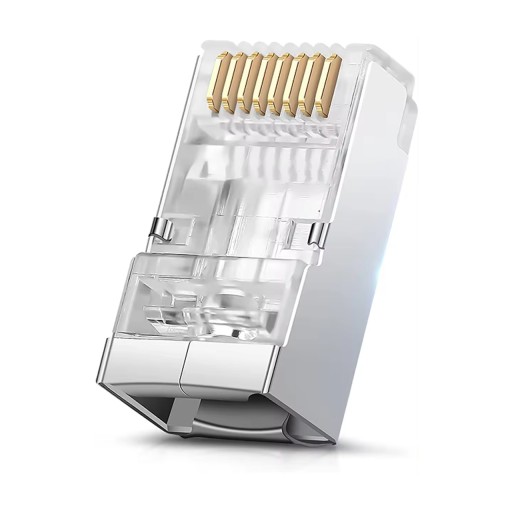 ZÁSTRČKA KONEKTOR RJ45 KAT. 6 KONCOViek PRE ETHERNET LAN KÁBEL 10 KS