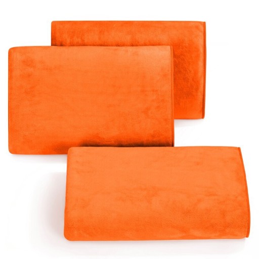 Veľká plážová osuška na kúpanie 50x90 oranžová