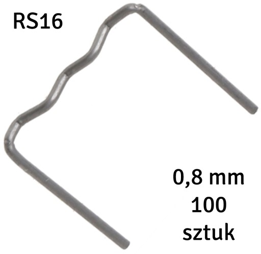 SVORKY DO ZVÁRAČKY PLASTOV RS16 MALÝ VLNA 0,8MM 100 KS AG713C