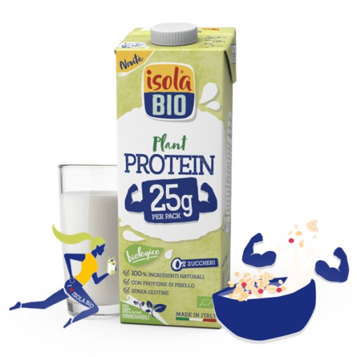 ISOLA Hrachový proteínový nápoj, BEZ GÉLU. BIO 1 r
