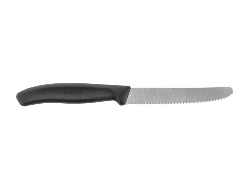 Victorinox 6.7833 nôž na zeleninu, zúbkovaný, čierny