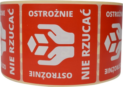 Nálepkové štítky POZOR NEVHADZUJTE 1000 ks