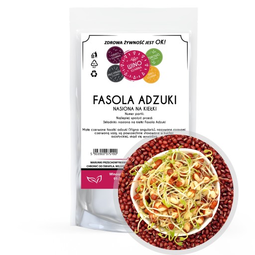 Fazuľa Adzuki - 50 g semien na klíčky