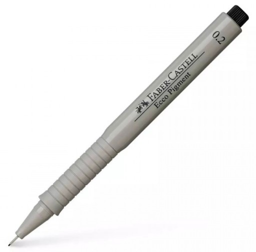 FABER CASTELL Eco Pigment jemná linka 0,2 mm čierna