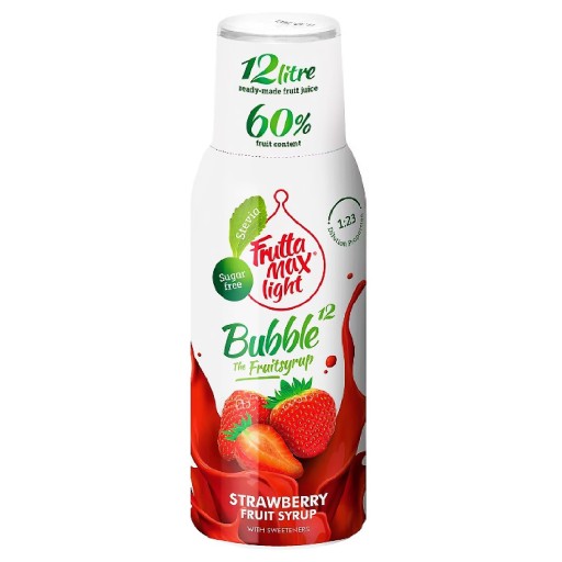 Sirup na sódu FruttaMax STRAWBERRY LIGHT karbonizátor 500 ml na 12l