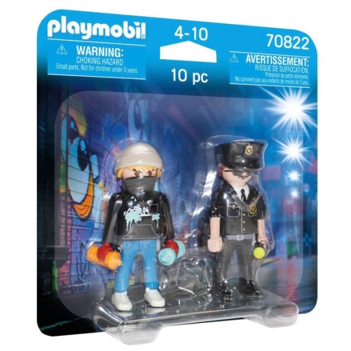 POLICAJT A GRAFIK PLAYMOBIL 70822 DUOPACK