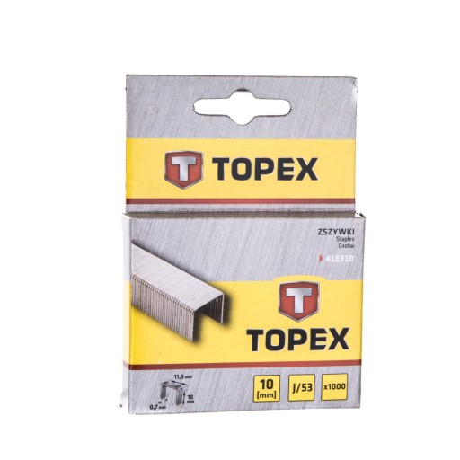 Čalúnnické sponky typ J 10mm 1000 kusov Topex