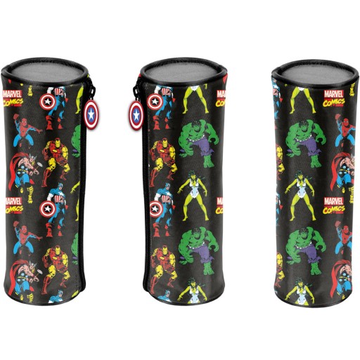 Avengers puzdro na ceruzku kruhové školské Paso Avengers Boys do školy