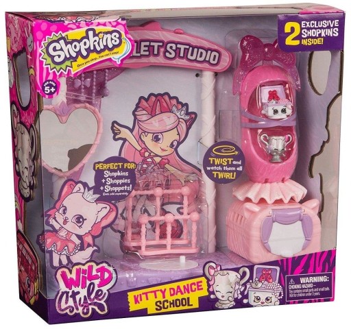 Formatex SHP56704 figúrky Shopkins Sezóna 9 Wild DANCE STUDIO XL SET
